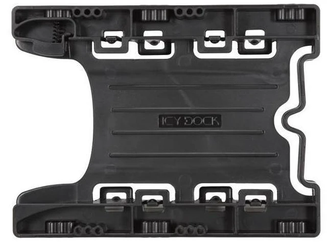 Alt view image 2 of 6 - Icy Dock MB290SP-B | Tool-less Dual 2.5" to 3.5" HDD Drive Bay SSD Mount / Kit / Bracket / Adapter | EZ-Fit Lite