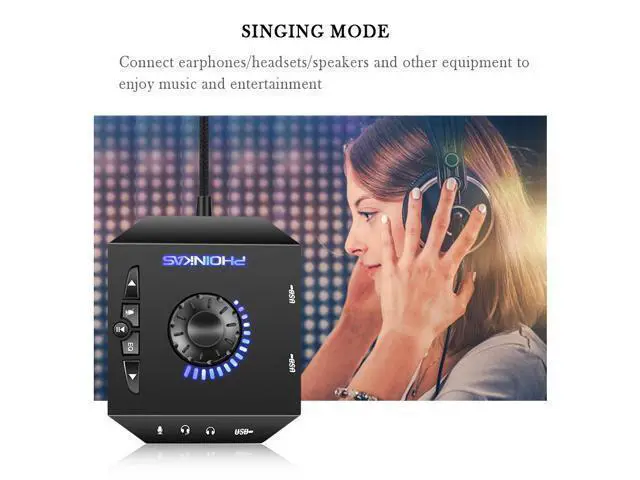 Alt view image 6 of 7 - Profession Computer USB Sound Card 7.1 Channel Audio Adapter Converter Audio Interface for PC Laptop External Sound Card