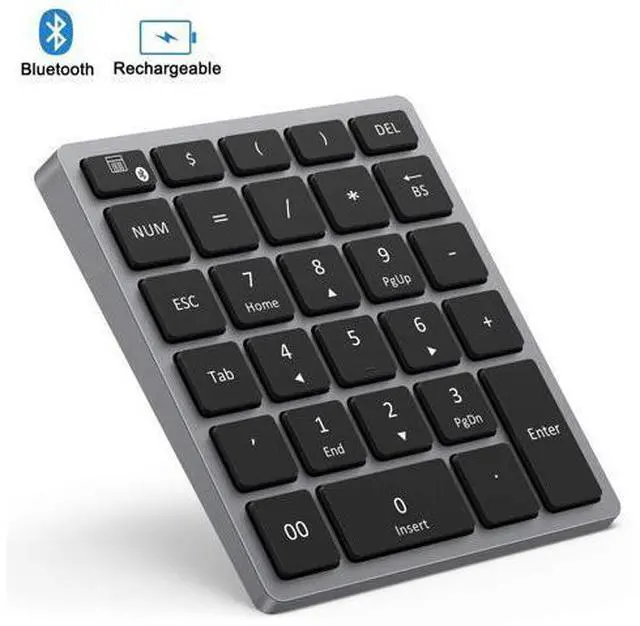 Main image of Multifunctional 28-key Numeric Keypad 28 Keys Rechargeable Bluetooth Wireless Numeric Keyboard