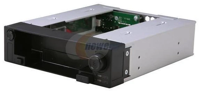 Main image of Icy Dock MB971SP-B | 5.25 Inch Hot Swap Drive Caddy / Docking for 2.5 Inch & 3.5 Inch SATA Hard Drive/SSD | DuoSwap