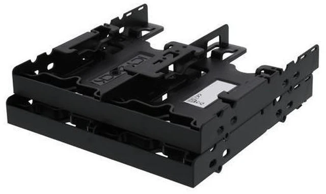 Alt view image 2 of 7 - ICY DOCK 4 x 2.5" HDD / SSD Bracket Mount Kit Adapter for 5.25 Drive Bay - FLEX-FIT Quattro MB344SP