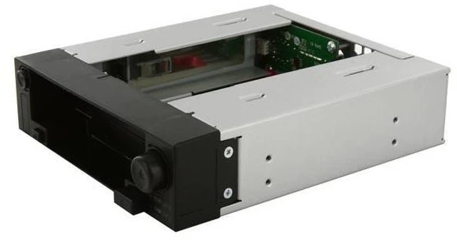 Alt view image 5 of 7 - Icy Dock MB971SP-B | 5.25 Inch Hot Swap Drive Caddy / Docking for 2.5 Inch & 3.5 Inch SATA Hard Drive/SSD | DuoSwap