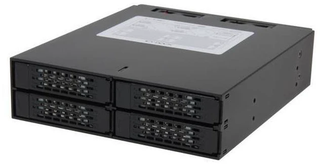 Main image of ICY DOCK 4 x 2.5 SATA 6Gbps HDD / SSD Mobile Rack / Cage in 1 x 5.25 bay - ToughArmor MB994SP-4SB-1