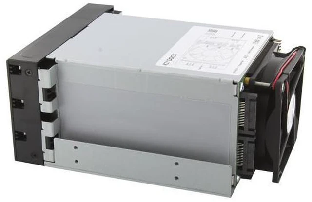 Alt view image 6 of 7 - ICY DOCK MB153SP-B | 3 x 2.5"/3.5" SATA/SAS Hard Drive Backplane Cage in 2X External 5.25" Bay | FatCage