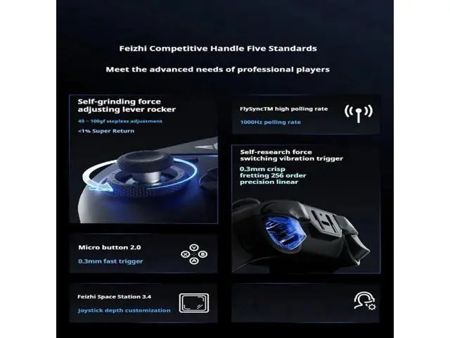 Alt view image 2 of 6 - Vader 4 Pro PC Game Controller Black