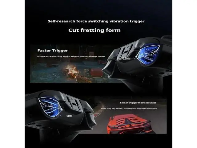 Alt view image 4 of 6 - Vader 4 Pro PC Game Controller Black