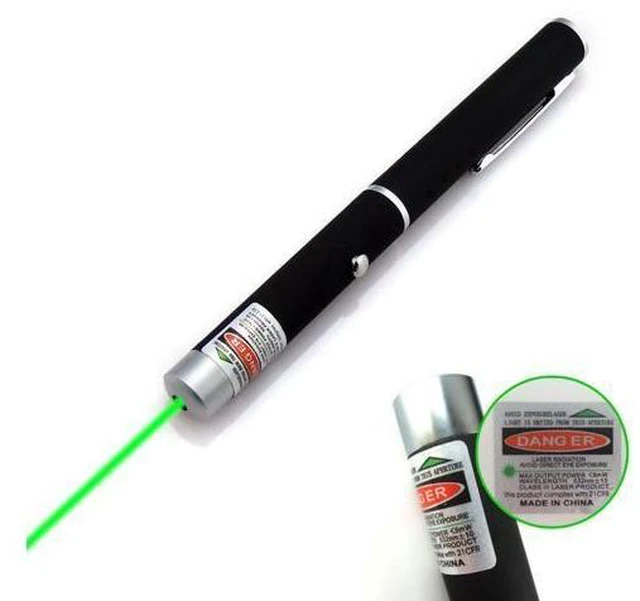 Main image of Military High Power 5mW 532nm Green Laser Pointer Pen Visible Beam Light Lazer