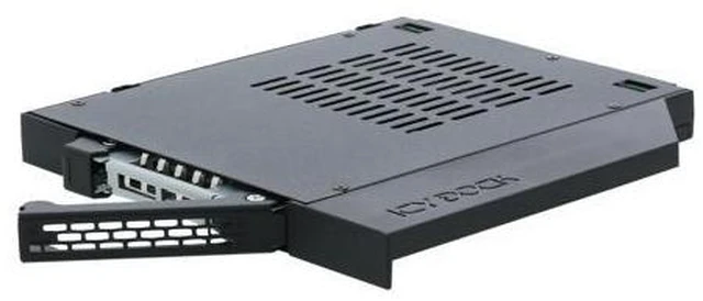Alt view image 2 of 7 - ICY DOCK ToughArmor MB411SPO-1B (Fits 12.7mm height ODD Slot) 2.5" SSD / HDD Hot-Swap SATA Mobile Rack for 12.7mm Slim CD/DVD-ROM Optical Bay