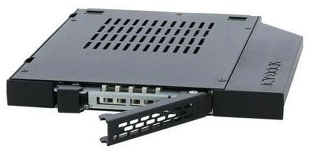 Alt view image 4 of 7 - ICY DOCK ToughArmor MB411SPO-1B (Fits 12.7mm height ODD Slot) 2.5" SSD / HDD Hot-Swap SATA Mobile Rack for 12.7mm Slim CD/DVD-ROM Optical Bay