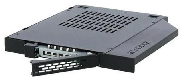Alt view image 3 of 7 - ICY DOCK ToughArmor MB411SPO-1B (Fits 12.7mm height ODD Slot) 2.5" SSD / HDD Hot-Swap SATA Mobile Rack for 12.7mm Slim CD/DVD-ROM Optical Bay