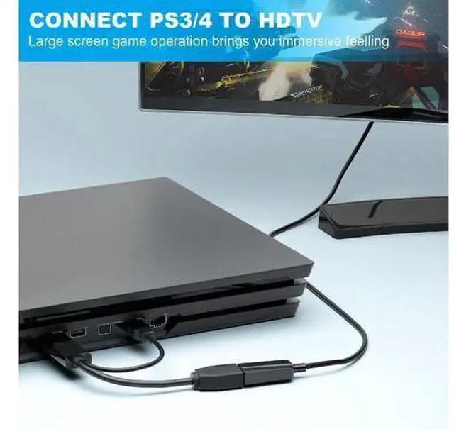 Alt view image 5 of 7 - AUBEAMTO 4K 60Hz HDMI to DisplayPort Video Adapter w/USB Power - HDMI 2.0 (Male) to DP 1.2 (Female) Active Monitor Converter