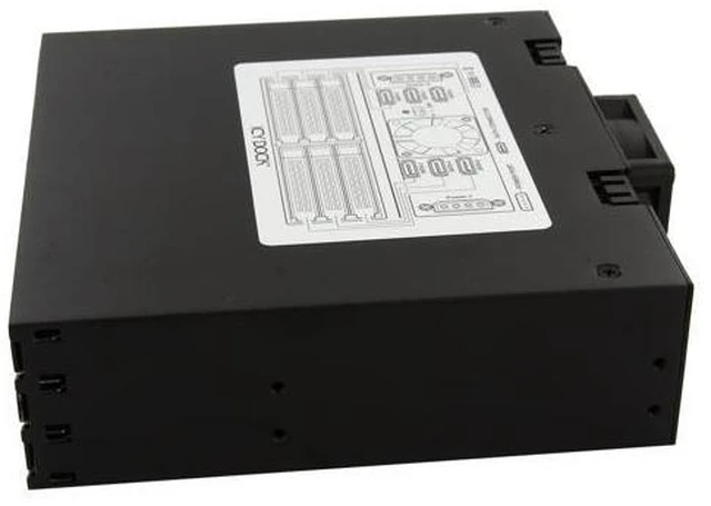 Alt view image 5 of 7 - ICY DOCK Full Metal 6 x 2.5" SATA HDD & SSD HotSwap Backplane Cage Mobile Rack for 5.25" Drive Bay - ToughArmor MB996SP-6SB