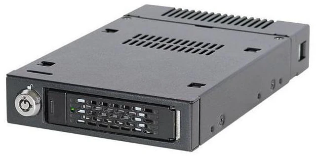 Alt view image 3 of 7 - ICY DOCK ToughArmor MB601M2K-1B M.2 PCIe NVMe SSD Mobile Rack for External 3.5" Drive Bay