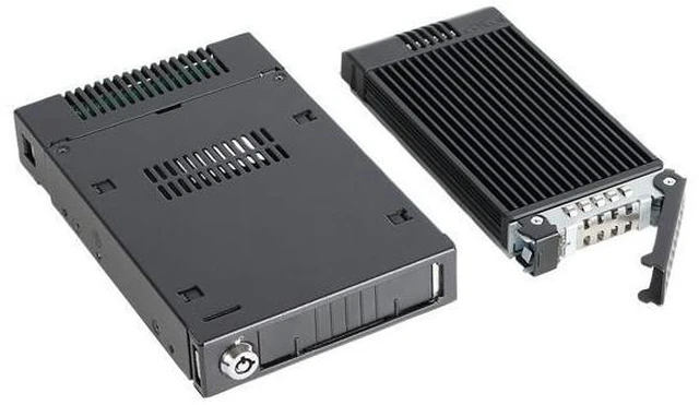 Alt view image 7 of 7 - ICY DOCK ToughArmor MB601M2K-1B M.2 PCIe NVMe SSD Mobile Rack for External 3.5" Drive Bay