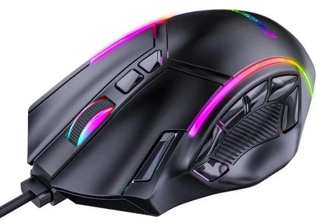Main image of USB Wired Gaming Mouse, PC Computer Mice USB Mouse with 13 RGB LED Modes, High-Precision 12800 DPI Adjustable, 12 Programmable Buttons, Ergonomic Optical Mouse for Windows PC Mac Laptop Gamer