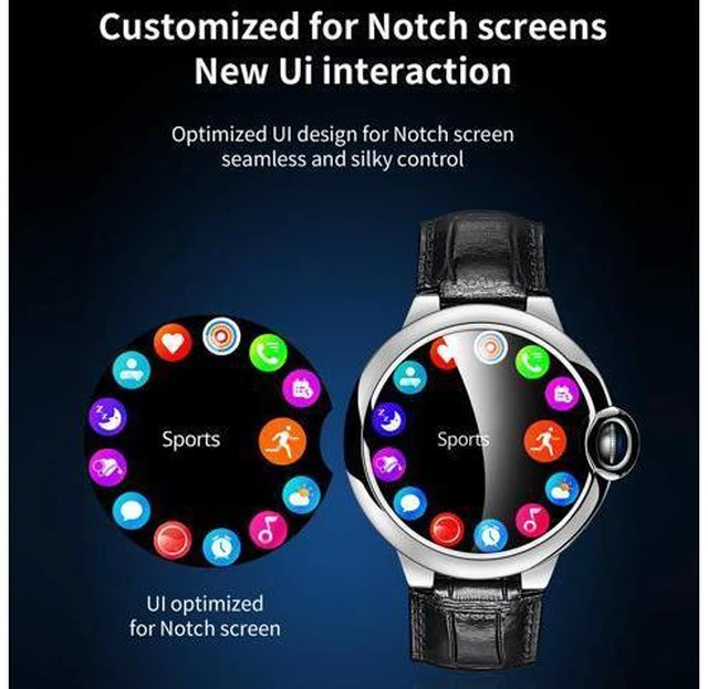 Alt view image 4 of 7 - Smart Watch 1.32inch BT Smart Watches Touch Answer Make Call Waterproof Fitness Activity Tracker Watch with Heart Rate Blood Pressure