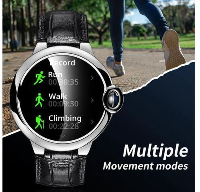 Alt view image 5 of 7 - Smart Watch 1.32inch BT Smart Watches Touch Answer Make Call Waterproof Fitness Activity Tracker Watch with Heart Rate Blood Pressure