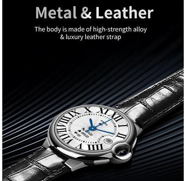 Alt view image 6 of 7 - Smart Watch 1.32inch BT Smart Watches Touch Answer Make Call Waterproof Fitness Activity Tracker Watch with Heart Rate Blood Pressure