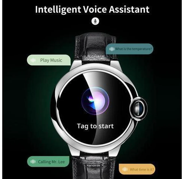 Alt view image 7 of 7 - Smart Watch 1.32inch BT Smart Watches Touch Answer Make Call Waterproof Fitness Activity Tracker Watch with Heart Rate Blood Pressure