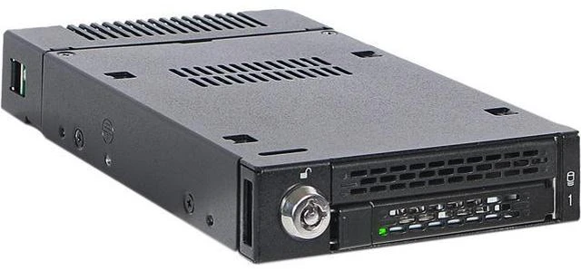 Main image of ICY DOCK ToughArmor MB833M2K-B M.2 PCIe NVMe SSD Mobile Rack for External 3.5" Drive Bay