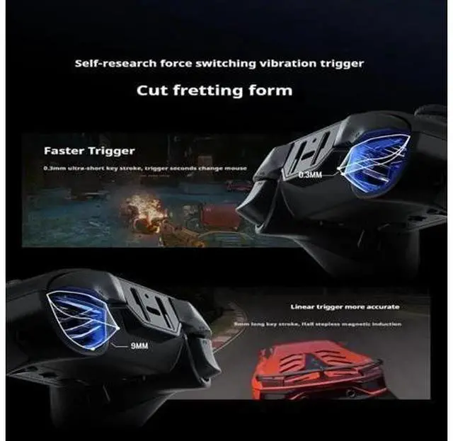 Alt view image 4 of 7 - Vader 4 Pro PC Game Controller Gamepad for Video Game Black