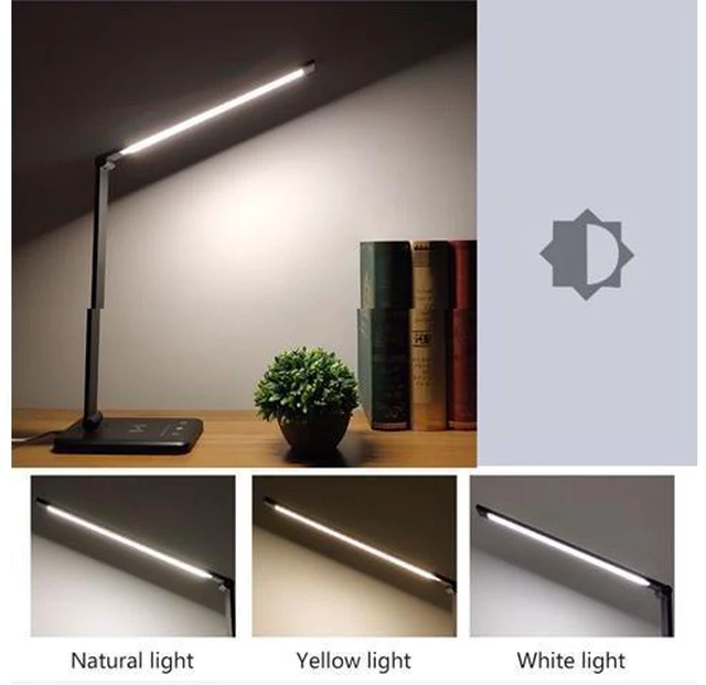 Alt view image 2 of 7 - 52PCS LED Desk Lamp 5 Color x5 Dimable Level Touch USB Chargeable Reading Eye-protect with timer Table lamp Night Light