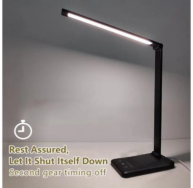 Alt view image 4 of 7 - 52PCS LED Desk Lamp 5 Color x5 Dimable Level Touch USB Chargeable Reading Eye-protect with timer Table lamp Night Light