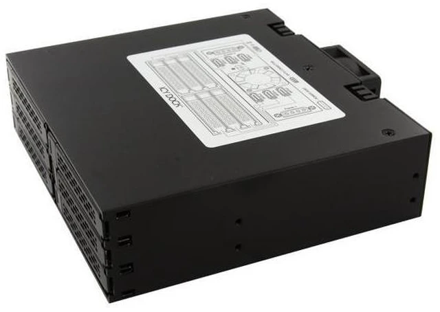 Alt view image 4 of 7 - ICY DOCK Full Metal 6 x 2.5" SATA HDD & SSD HotSwap Backplane Cage Mobile Rack for 5.25" Drive Bay - ToughArmor MB996SP-6SB