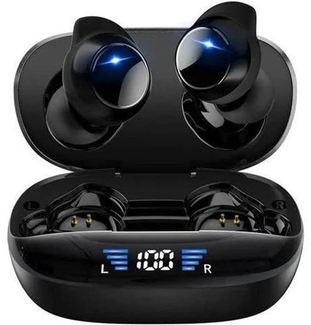 Main image of True Wireless Earbuds Bluetooth 5.3 Ear Buds for IOS Android, TWS Waterproof IPX7 Earbuds in Ear Headphones for Sports Workout Running Gym Wireless Bluetooth Deep Bass Earphones with Microphone