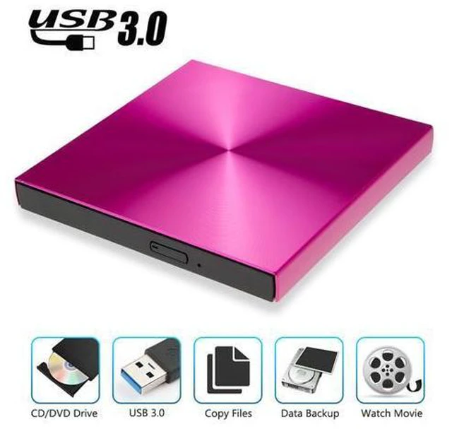 Alt view image 2 of 7 - USB 3.0 External DVD Burner DVD-RW CD-ROM Player Slim Portable Optical Drive For MacBook Laptop/Windows Notebook