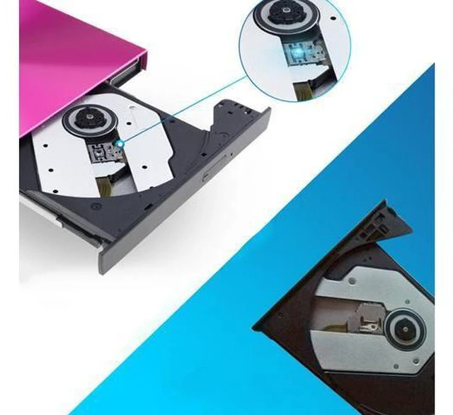 Alt view image 6 of 7 - USB 3.0 External DVD Burner DVD-RW CD-ROM Player Slim Portable Optical Drive For MacBook Laptop/Windows Notebook