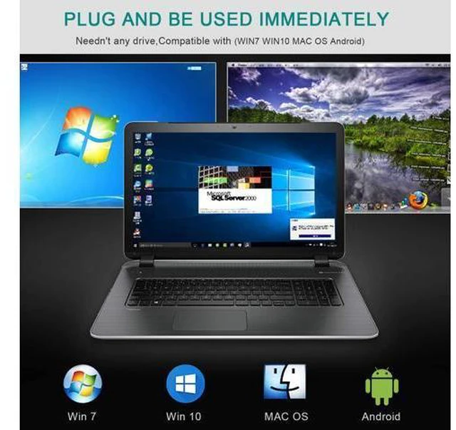 Alt view image 3 of 7 - USB C Hub Laptop Docking Station, Wireless Charger 13-in-1 USB C Adapter with Ethernet, Power Delivery Laptop with 4K HDMI Output, 1000M RJ45 Ethernet, 60W PD, VGA, 5 USB 3.0 Ports, SD/TF Card Reader