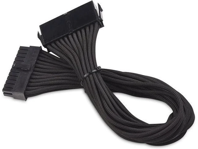 Alt view image 5 of 6 - 12 Inches ATX 24 Pin Motherboard Cable ATX to Motherboard Extension Cable Extend ATX 24-Pin Power Supply Cable