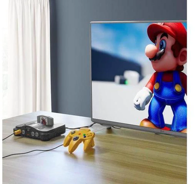 Alt view image 5 of 5 - HD N64 to HDMI Converter Console Adapter for Nintendo N64/GameCube/SNES Plug and Play