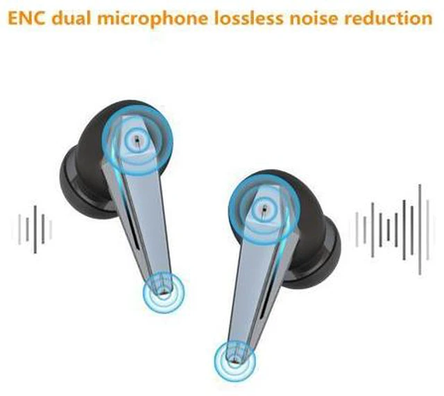 Alt view image 3 of 7 - New TWS Wireless Headphones Bluetooth 5.1 Earphone Sports Games Earbuds HD Stereo Headset with Microphone