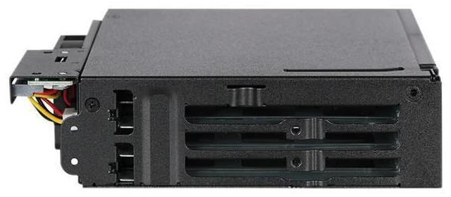 Alt view image 6 of 7 - ICY DOCK MB606SPO-B ToughArmor MB606SPO-B 6 x 2.5" SAS/SATA SSD/HDD & Ultra Slim ODD Backplane Cage for External 5.25" Bay