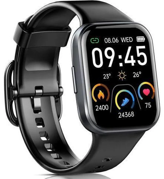 Main image of Smart Watch, 1.69" HD Touch Screen Fitness Watch for Men Women, 25 Sports Modes Fitness Tracker with Heart Rate Sleep Monitor, Pedometer Activity Trackers, IP68 Waterproof Smartwatch for Android IOS
