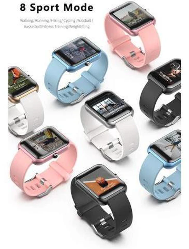 Alt view image 4 of 7 - Smartwatch Fitness Tracker with Heart Rate Blood Pressure Blood Oxygen Sleep Monitor, Drink Reminder Message Reminder Activity Tracker Smart Watch Pedometer Step Counter for Kids Man Women
