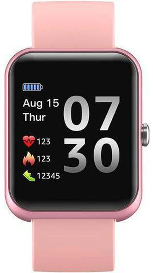 Alt view image 6 of 7 - Smartwatch Fitness Tracker with Heart Rate Blood Pressure Blood Oxygen Sleep Monitor, Drink Reminder Message Reminder Activity Tracker Smart Watch Pedometer Step Counter for Kids Man Women