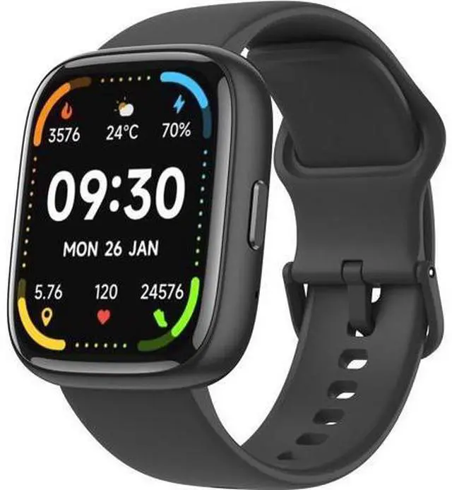 Main image of IHDAPP Smart Watch, Alexa Built-in Smartwatch(Answer/Make Calls),1.83" HD Fitness Tracker,IP68 Waterproof 100+ Sport Mode Activity Tracker,Heart Rate SpO2 Sleep Monitor, iOS Android Compatible (Black)