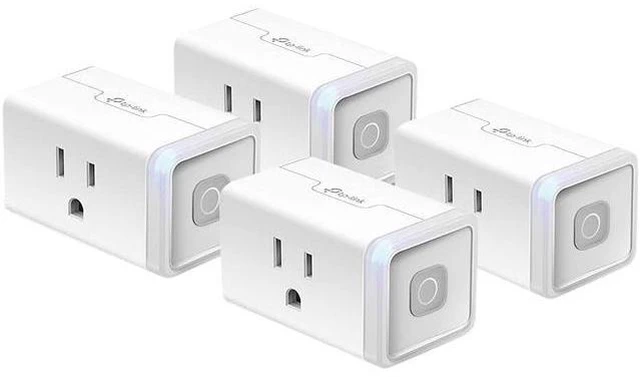 Main image of Kasa Smart Plug HS103P4, Smart Home Wi-Fi Outlet Works with Alexa, Echo, Google Home & IFTTT, No Hub Required, Remote Control, 15 Amp, UL Certified,4-Pack , White