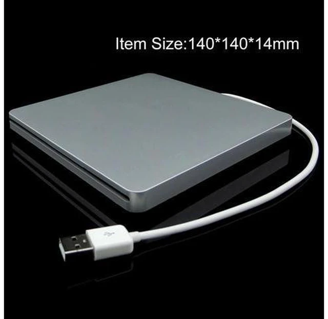 Alt view image 6 of 6 - DVD-RW Laptop External DVD Burner Drives Box Enclosure Case Suction Super Slim USB 2.0 Slot DVD Portatil Drive blu ray