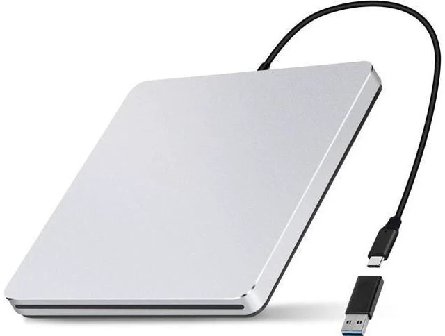 Main image of NOLYTH External CD/DVD Drive for Laptop CD DVD Burner USB 3.0 Type-C DVD Player for Computer Disk Drive Slim DVD Drive Writer CD Reader Optical Drive for Computer Laptop PC Windows Desktop Mac
