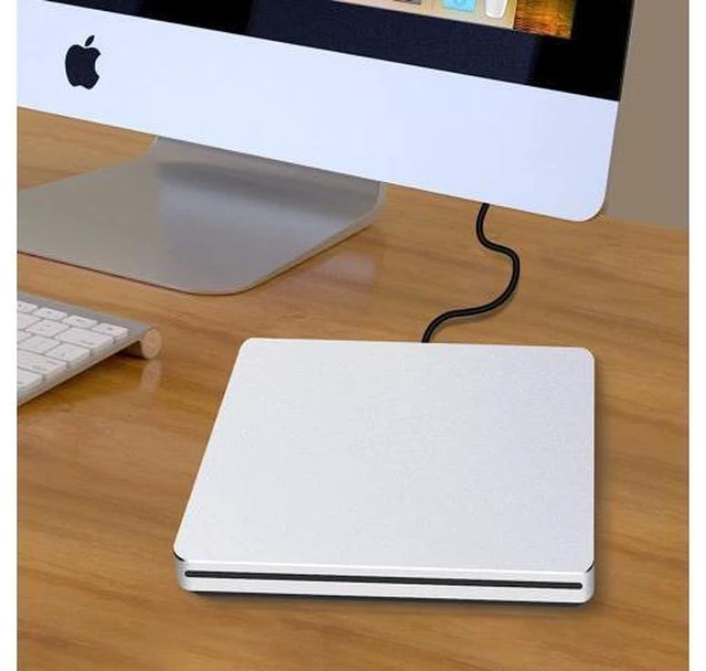 Alt view image 2 of 7 - NOLYTH External CD/DVD Drive for Laptop CD DVD Burner USB 3.0 Type-C DVD Player for Computer Disk Drive Slim DVD Drive Writer CD Reader Optical Drive for Computer Laptop PC Windows Desktop Mac