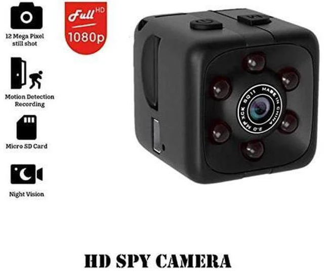 Alt view image 5 of 5 - Mini Spy Camera Include 32G SD Card Hidden Camera HD Audio and Video Recording, Night Vision Motion Detection, Surveillance Camera Small Dog Camera Nanny Cam Baby Monitor Home Security Camera