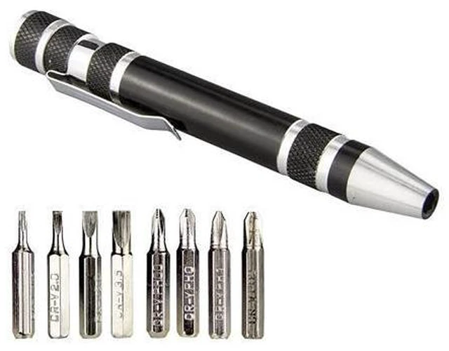 Main image of 8 in 1 Mini Screwdriver Set Pen Style Small Repair Tools Compact Precision Gadgets Kit for Home Improvement Computer Eyeglasses