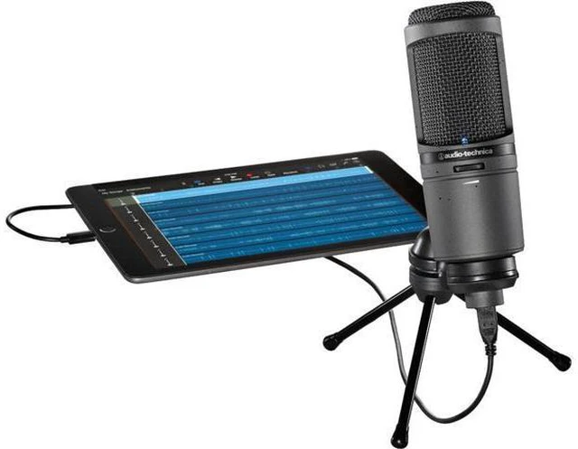 Main image of Audio-Technica AT2020USB Plus Condenser Microphone with Pop Filter