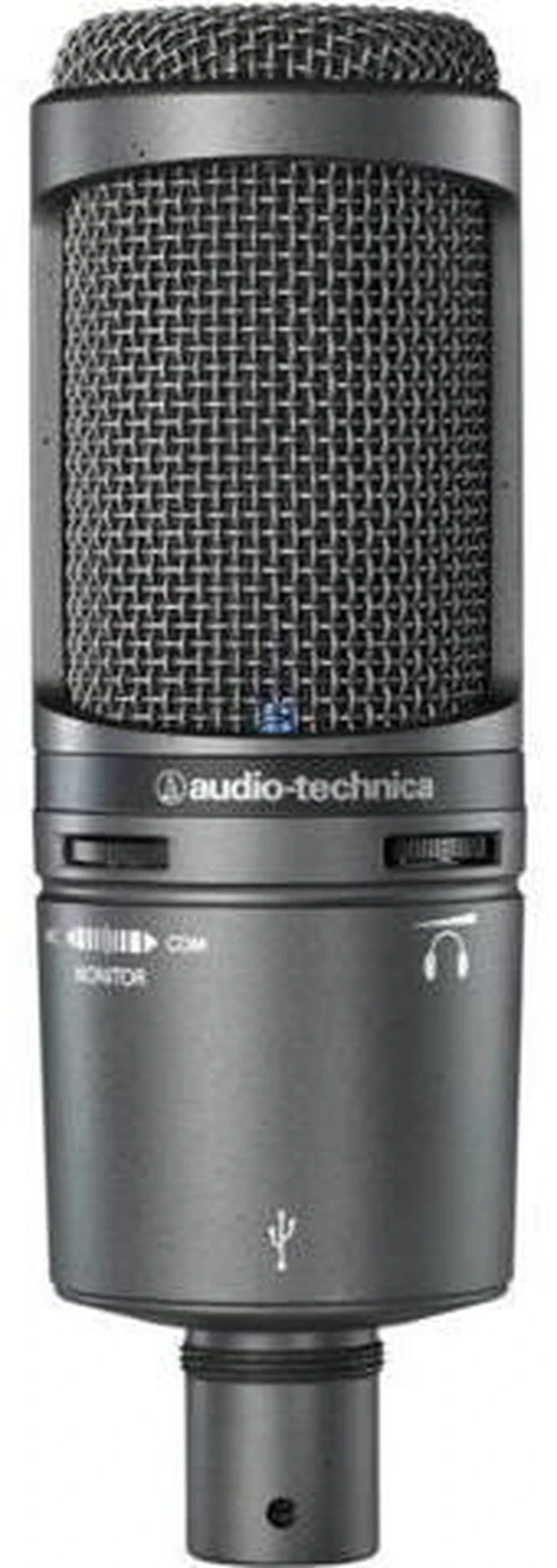 Alt view image 2 of 3 - Audio-Technica AT2020USB Plus Condenser Microphone with Pop Filter