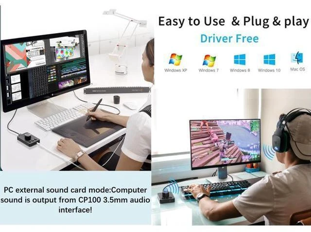 Alt view image 5 of 5 - Multimedia Controller Knob, USB Volume Controller, One Key Mute PC Computer Speaker Audio Multimedia Volume Remote Control Adjuster with Bluetooth for Win7/8/10/XP/Mac/Vista/Android/iOS