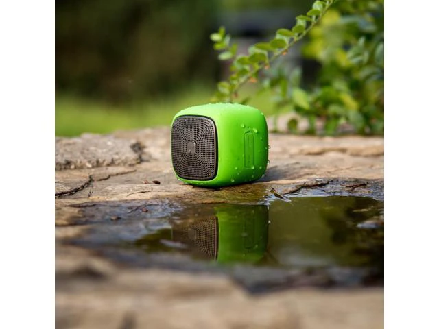 Alt view image 6 of 7 - Edifier MP200 Portable Bluetooth Speaker - IP54 Water Dust Proof with microSD Card for Hiking Camping Outdoors - Green